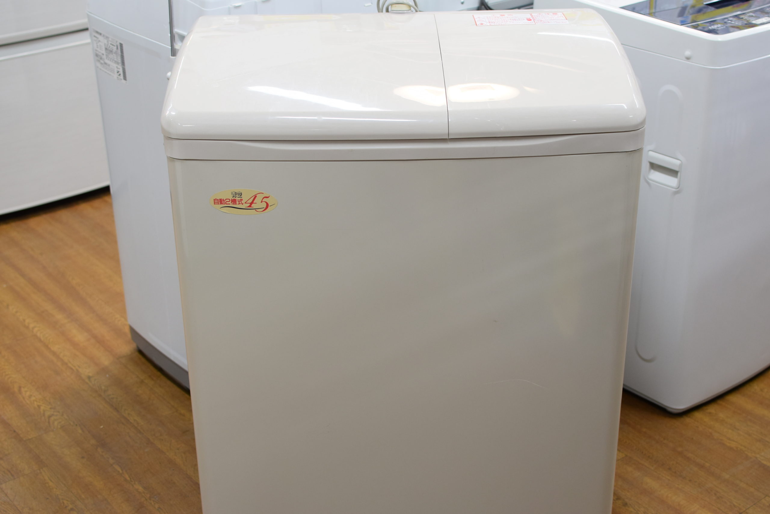 HITACHI 4.5kg 2層式洗濯機 PS-H45L 2017年 - 洗濯機